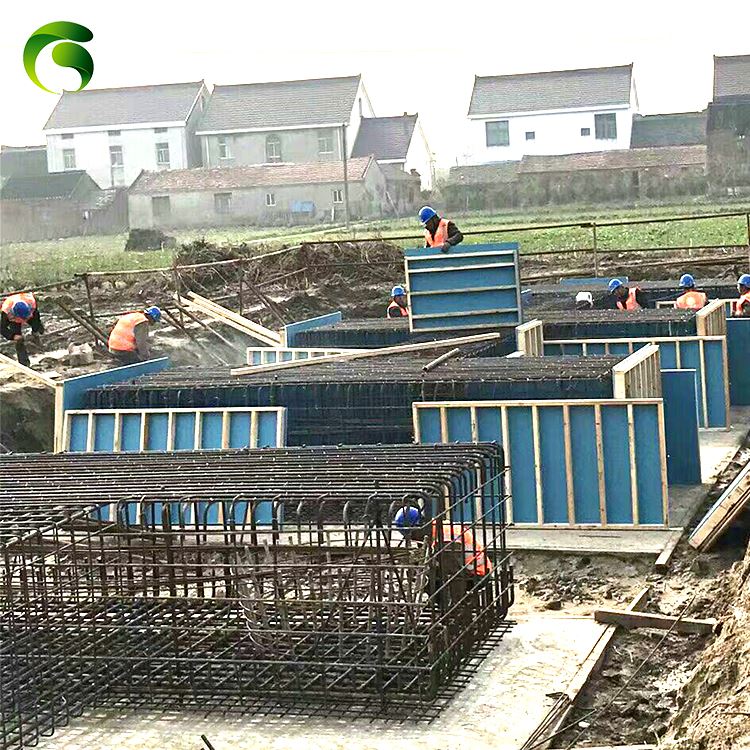 رومانيا وصربيا PVC البلاستيك قالب البناء استخدام Formwork